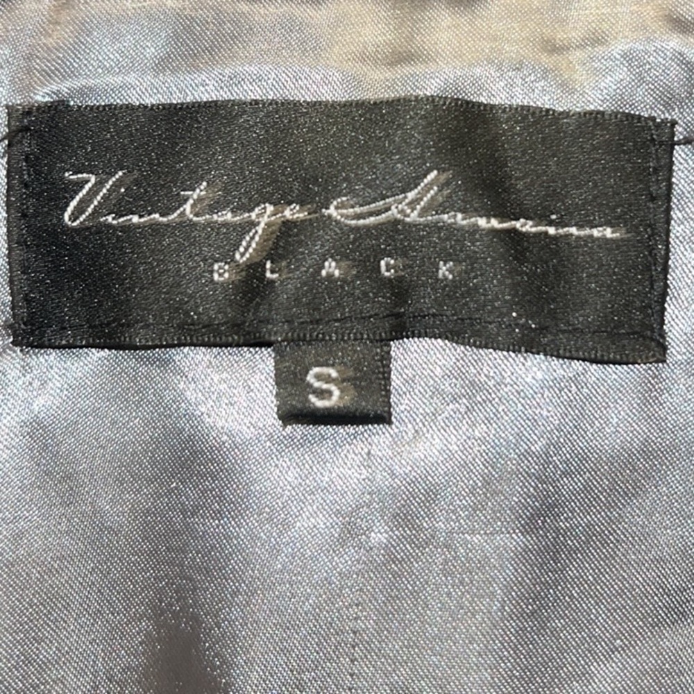 Vintage Havana Black Label Faux Fur Vest Size Small Dark Grey - Picture 10 of 13